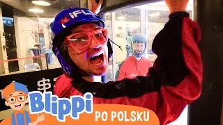 Latanie w tunelu |  Blippi po polsku 🔶 Nauka i zabawa dla dzieci