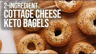 2-Ingredient Keto Cottage Cheese Bagels