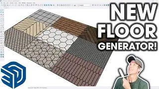 CUSTOM FLOOR GENERATOR for SketchUp is here! Check it out!