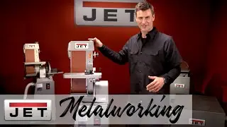 JET Industrial Metal Belt Finishing Machine Demo
