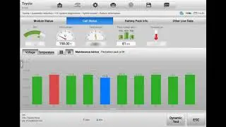 Toyota Aqua hybrid battery capacity test by Incar Automotive 