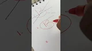 How to Sign the Letter B?❤️ | B Signature style | B Signature #signature