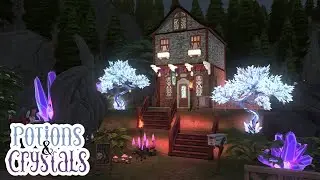 Small Business Potions and Crystals Shop 🔮 | The Sims 4 Speed Build (No CC)