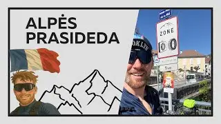 Alpės prasideda 🚴‍♂️ Valence → Annecy | Įstrižai dviračiu per Europą (15)