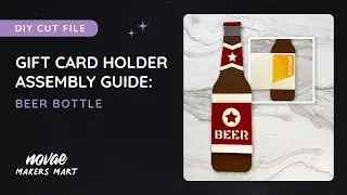 Beer Bottle Gift Card Holder | Beer Birthday Card Template