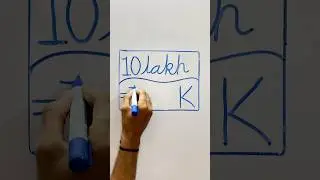 10 lakh= ? Thousands #knowledge #education #lakhs #thousands #study #maths #numbers #information