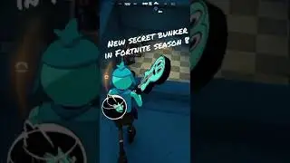 New Secret Bunker in Season 8! #fortnite  #shorts #epicpartner #codepipp