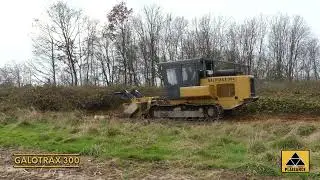 Nos clients sont venus essayer le GALOTRAX 300 d'occasion équipé du broyeur forestier BF 501R