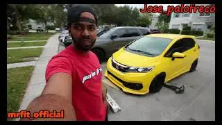 honda fit GK5 suspension install