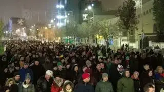 Protest march in Bucharest