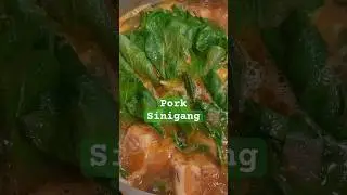 Pork Sinigang - Tamarind Soup Base, tangy & savory classic Filipino Dish. #sinigang #sinigangnababoy