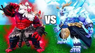 Blox Fruits FIEND vs YETI!