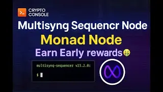 Multisynq  Sequencer Node CLI Setup | Monad Testnet Node Detailed Guide |