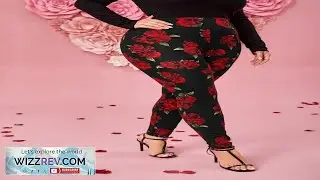 Reflora Plus Allover Floral Print Leggings SHEIN USA