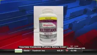 Walgreens vitamins recalled for packaging