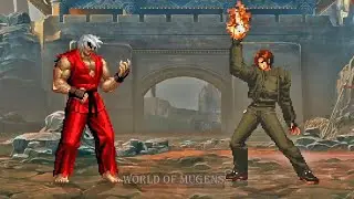 [Street Fighter Mugens] Voilent Ken VS Kyo Kusanagi (Evil)