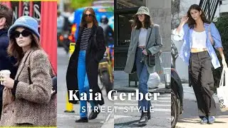 Kaia Gerber Street Style Lookbook. Casual Cool-Girl Style.