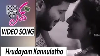 100 Days of Love Movie Songs || Hrudayam Kannulatho Video Song || Dulquer Salman, Nithya Menon