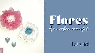 C&oacute;mo hacer flor gigante de papel crep&eacute; #diy #decoraci&oacute;n