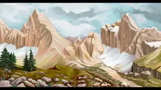 ArtRage 5    ГОРЫ    Speed painting