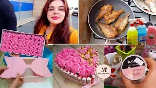 Şokolad buketi hazırladım💐🍫 Sabun Güller🌹Alışveriş🛍Tavanı yoxladim💖Xanım Rzayeva