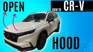 Как открыть капот на Honda CR-V 2023-2026