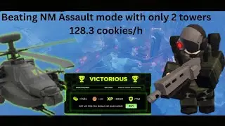2 Towers only, TDX Assault mode Nightmare Solo (128.3 cookies /h)