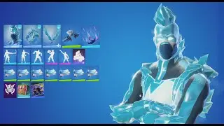 SNOW DRIFT Skin Showcase in Fortnite Chapter 2 Season 5