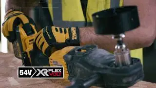 DEWALT DCD470 54V XR FLEXVOLT RIGHT ANGLE DRILL