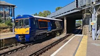Southeastern New Blue 376028 + 376003 terminate into Sevenoaks from Charing Cross | 25/8/25