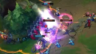 Broken combo Qiyana and Azir bot 2 games in 1