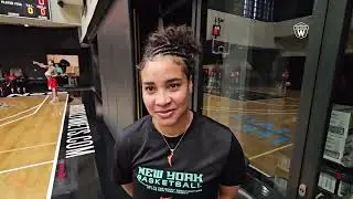 Esmery Martinez Post-Practice Interview | NY Liberty Training Camp | 2025 Season | Day 1