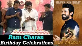 Ramcharan birthday celebrations | Fans hungama in Ramcharan Birthday celebrations | Mega power star