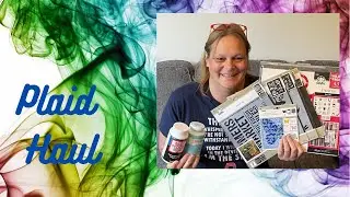 Another Plaid Unboxing | Official Plaid Ambassador | Paint and Stencils