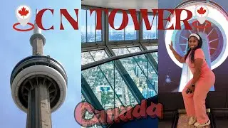 VISIT THE CN TOWER IN TORONTO CANADA ON A SNOW DAY