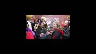 #Shorts Baby Austin! Voice Actor Austin Tindle Mobbed by Hero Academia Fans on the set of HWWS