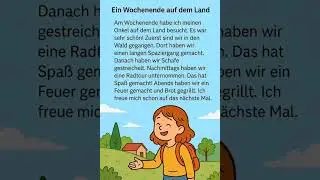 Deutsch lernen - Lesen & H&ouml;ren 20260106_Ein Wochenende auf dem Land