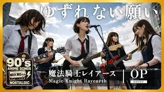 Magic Knight Rayearth Опенинг - Yuzurenai Negai | Аниме ностальгия 90-х [AI Rock Cover]