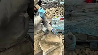 Crafting a half round coping stone