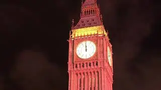 London Eye Big Ben New Year Fireworks Light Shows  2022 2023