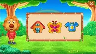 Puzzle Kids Animals Shapes and Jigsaw Puzzles Drag Pictures Solving and Logic Skills
