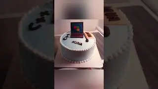 computer theme cake decoration||#cake #themecakes #cakedecorating #cakedesign #trending#viralshorts