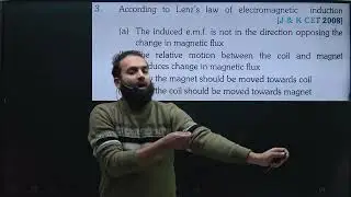 Q-3 NEET Electromagnetic induction from Errorless: According to lenz's law of electromagnetic induct