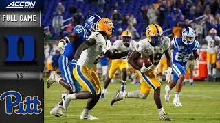 Duke vs. Pittsburgh Full Game | 2019 ACC Football