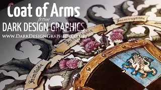 Tin Man Coat of Arms - Dark Design Graphics