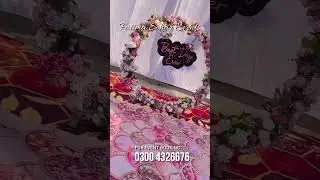 Unveil the Splendor: Witness Lahore's Most Exquisite Event Setup and D&eacute;cor by Fatima Sehar Events
