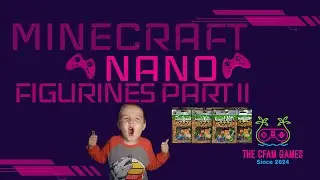Minecraft Nano Metal Figures Part II! Will CBops complete his collection?
