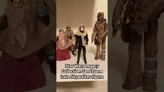 Star Wars Legacy Collection Sandstorm Luke Skywalker deleted scene figure #starwars #returnofthejedi