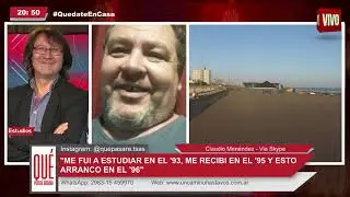La RCC de Claromec&oacute; tiene nuevos due&ntilde;os. Claudio Men&eacute;ndez en Que PasARa Ma&Ntilde;Ana del 08 de junio 2020