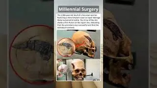 Peruvian warrior survives surgery with metal implant 2,000 years ago ⚔️🦴